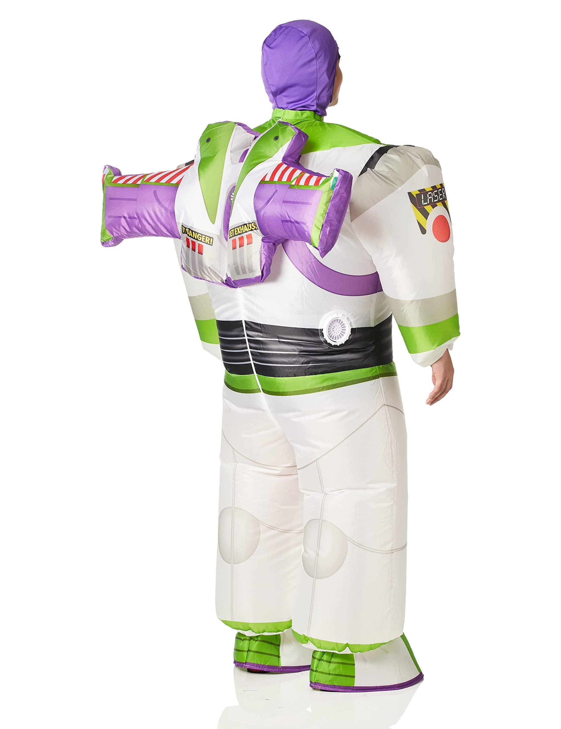 Disguise Buzz Lightyear Inflatable Costume - White, One Size Adult - Free Shipping & Returns