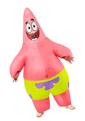 Rubie's Adult SpongeBob SquarePants Inflatable Patrick Star Costume, As Shown, One Size