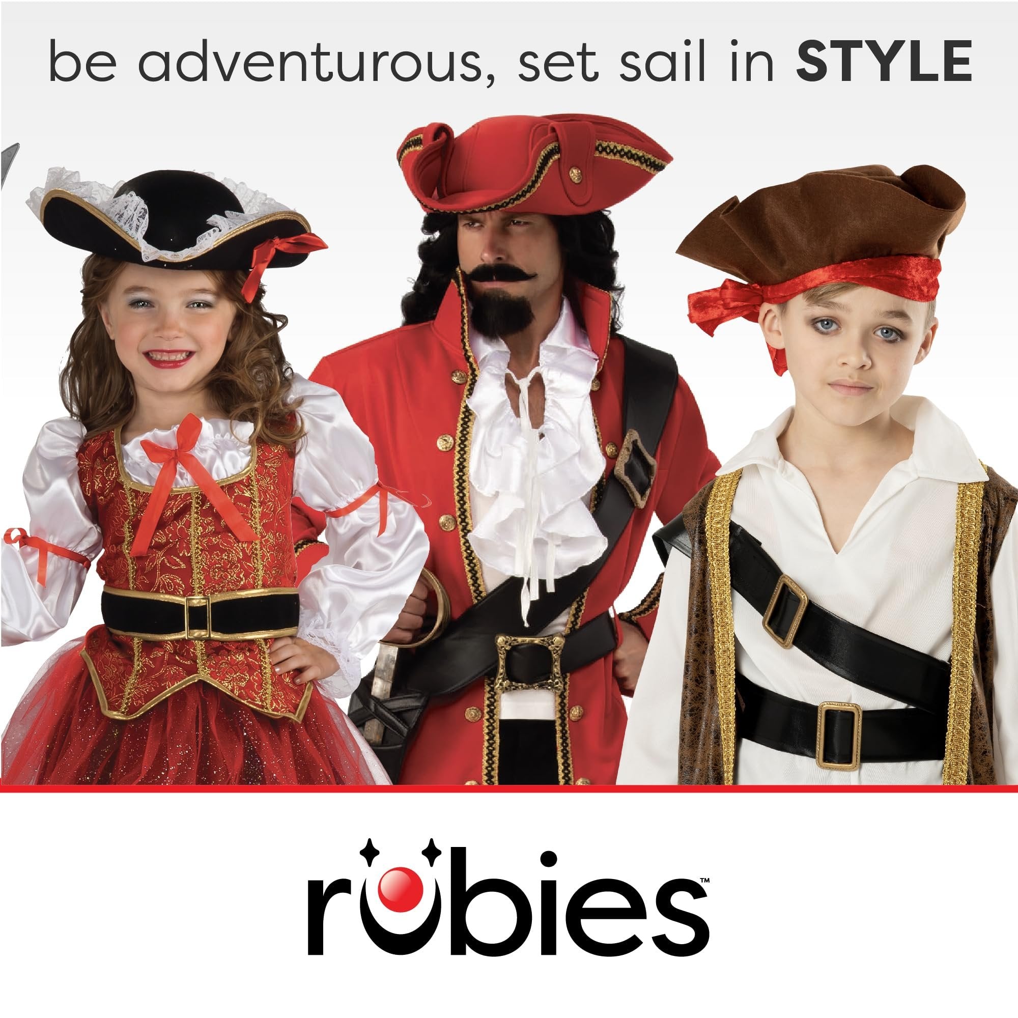 Rubie's Men's Opus Collection Pirate Captain Costume, As Shown, Standard