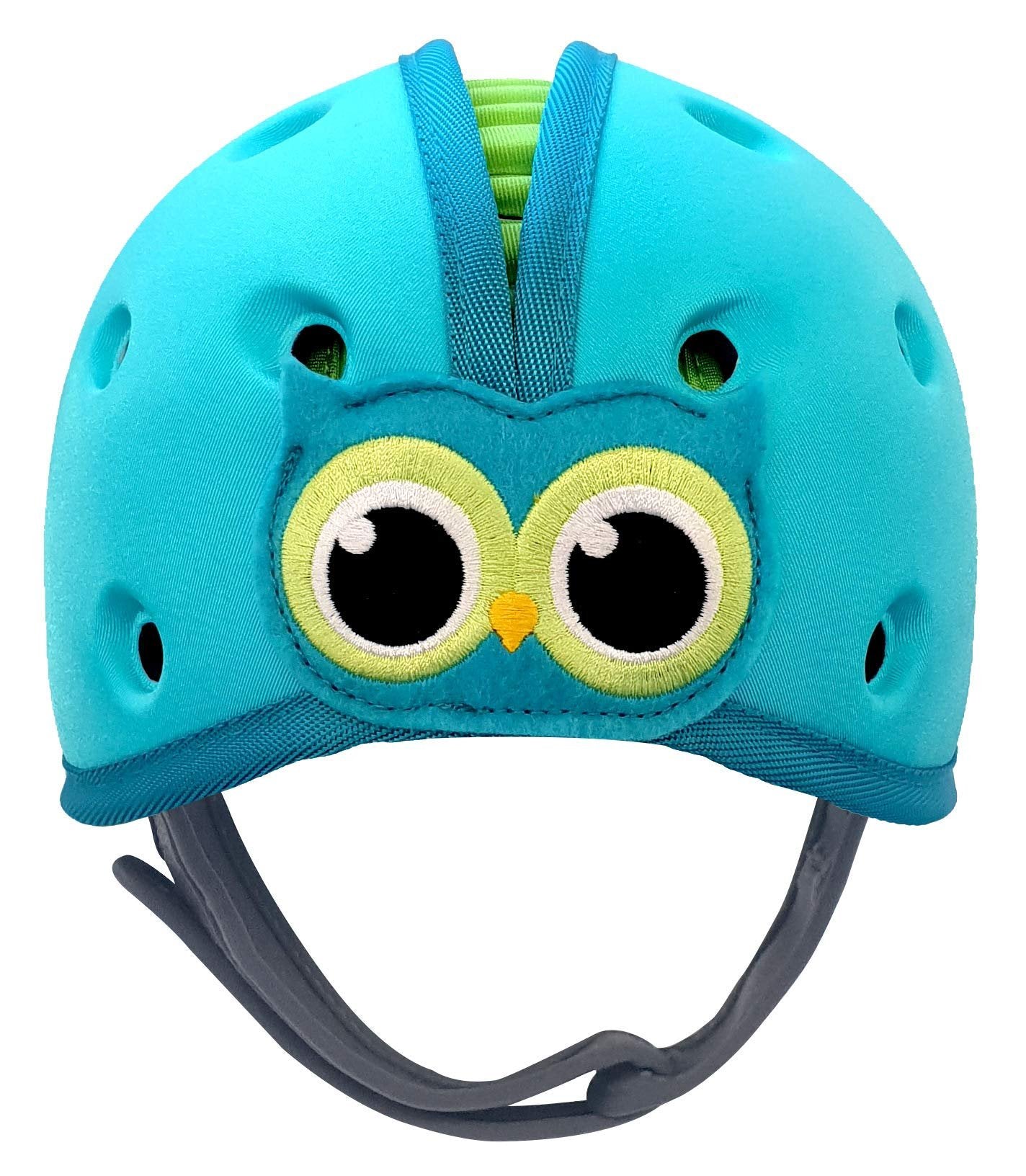 SafeheadBABY Infant Safety Helmet - Expandable & Adjustable - Owl Blue - Size 1 - Toddler Head Protection