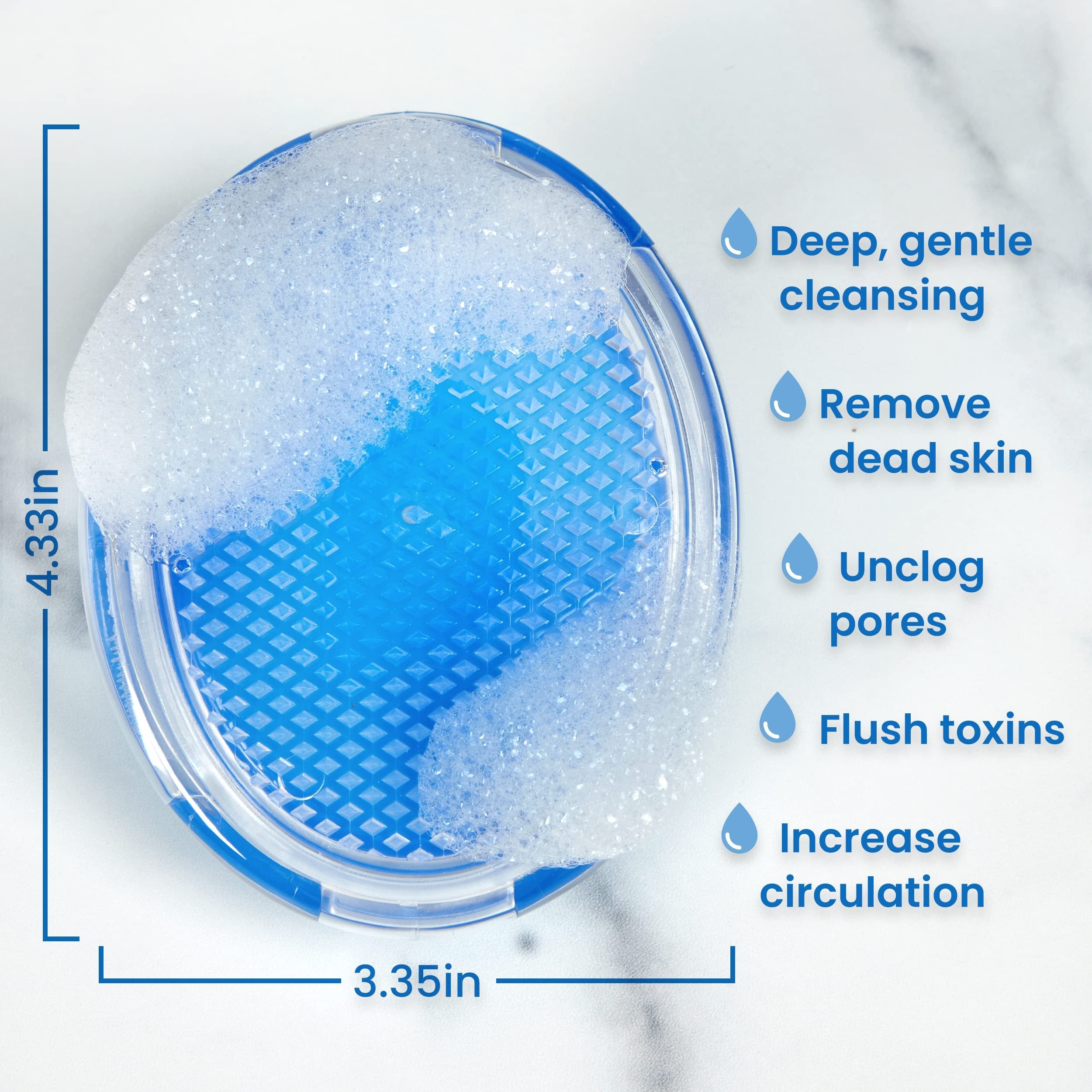 Exfoliating Brush to Treat and Prevent Razor Bumps and Ingrown Hairs - Eliminate Shaving Irritation for Face, Armpit, Legs, Neck, Bikini Line - Silky Smooth Skin Solution for Men and Women by Dylonic