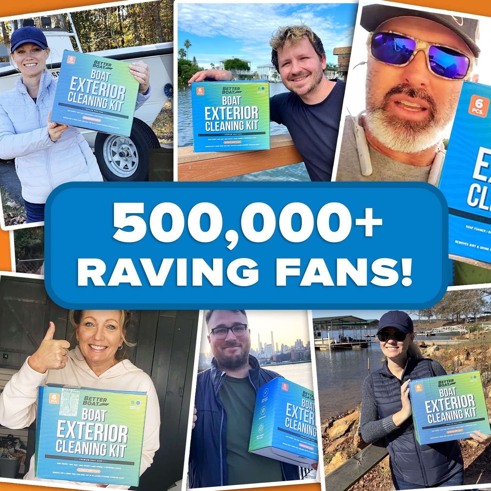 Better Boat Blue Ultimate Cleaning Kit - Boat Wash Soap, Foam Gun, Sponge, Microfiber Cloths - Size Options - Marine Accessories for Fishing, Boating, RV - Free Shipping & Returns