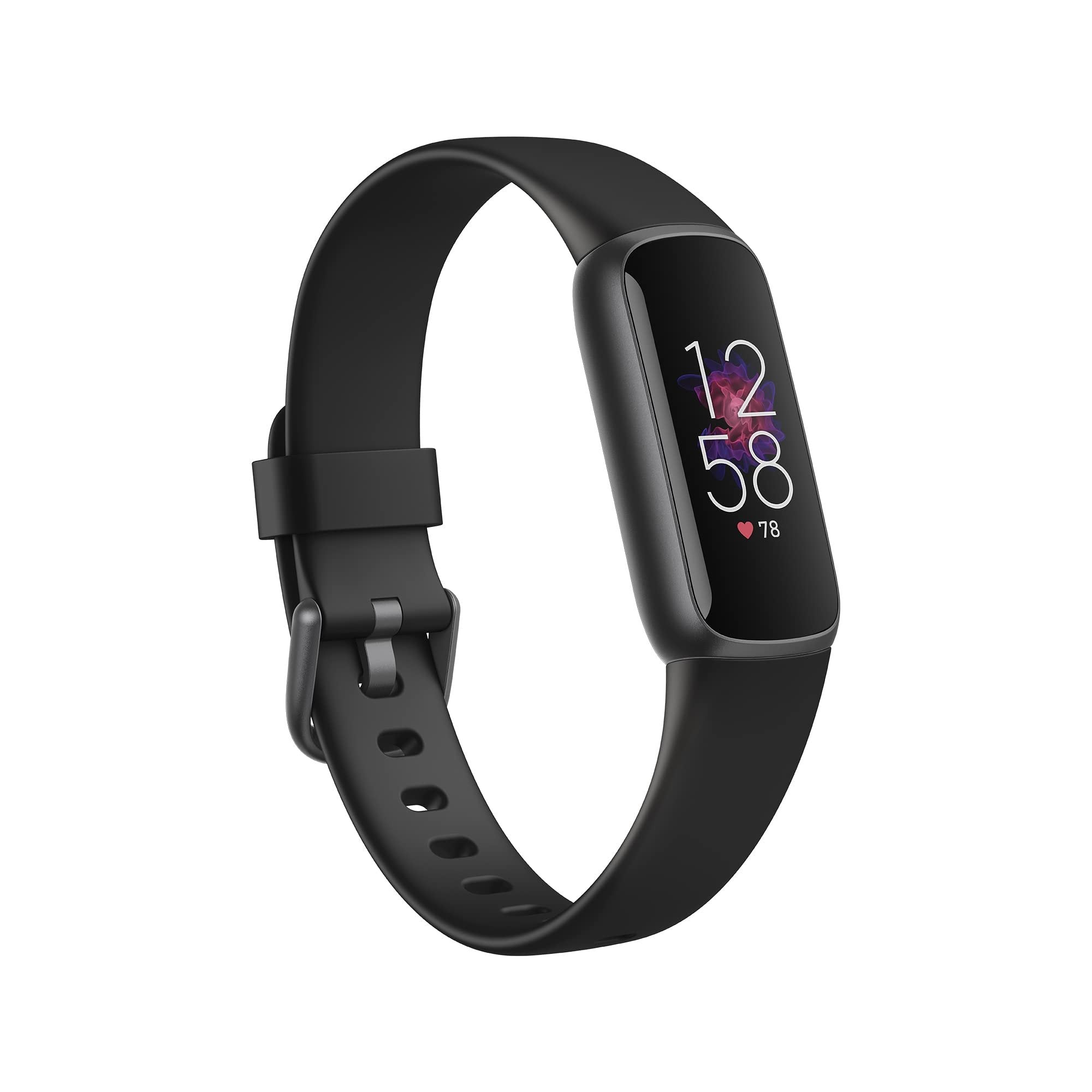 Fitbit Luxe Tracker Black/Graphite - Stress Mgmt, Sleep Tracking, 24/7 HR - One Size (S/L Bands) + Free Shipping