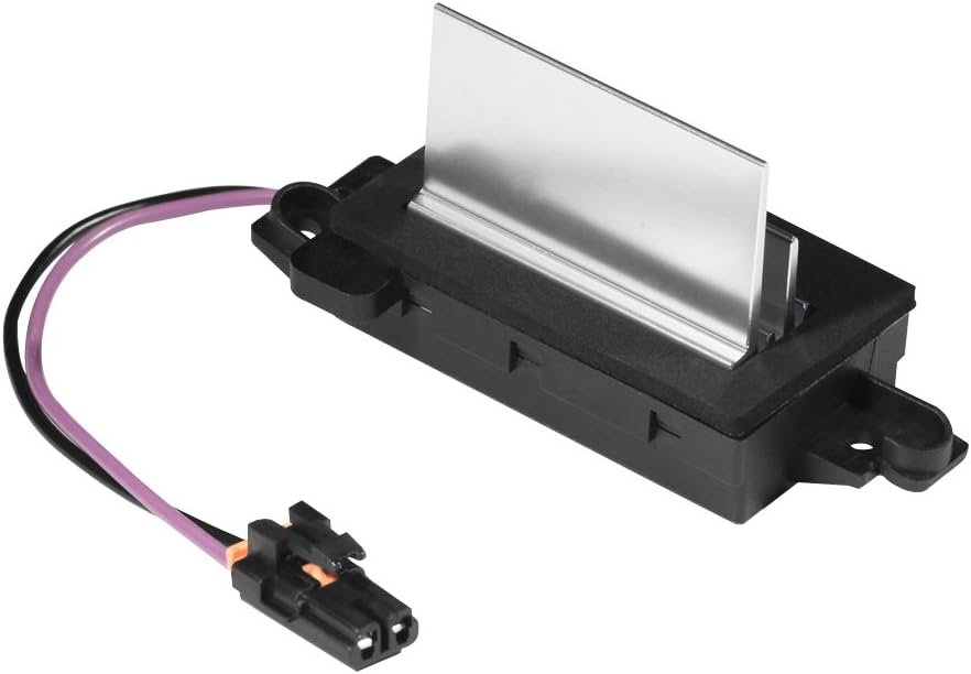 AC Blower Control Module - Replaces 1580567, 93803636, 89018778 - Compatible with Chevy, Cadillac, GMC and Other GM Vehicles - Silverado, Trailblazer, Envoy, Sierra, Rainier - Heater Blower Resistor