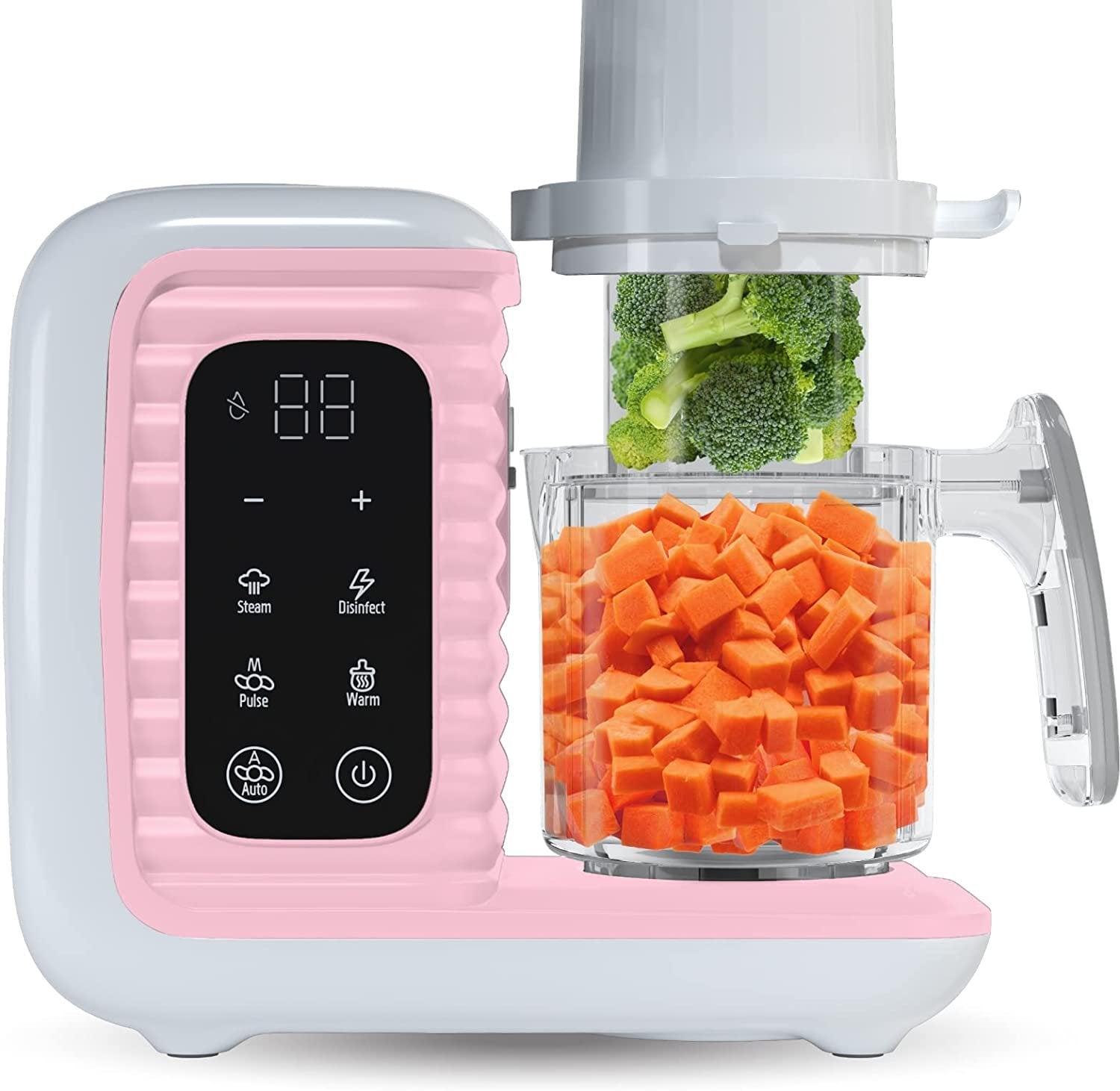 Children of Design 8 in 1 Smart Baby Food Maker & Processor, Steamer, Blender, Cooker, Masher, Puree, Formula & Bottle Warmer Prep System