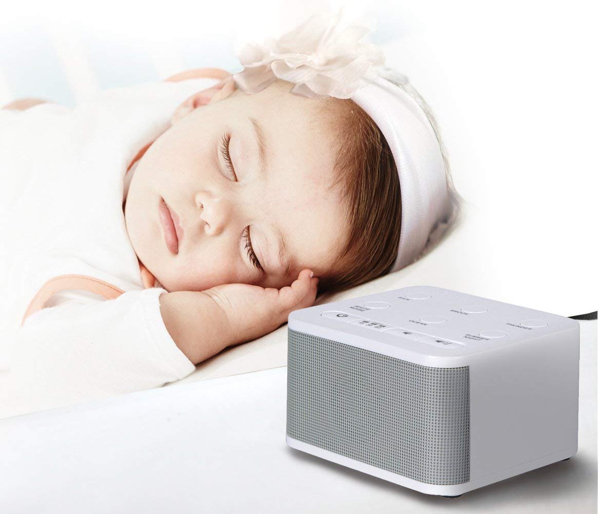 White Noise Machine for Baby | Big Red Rooster | 2 Piece Set | 6 Sleep Sounds | Portable Soother – Perfect for Travel
