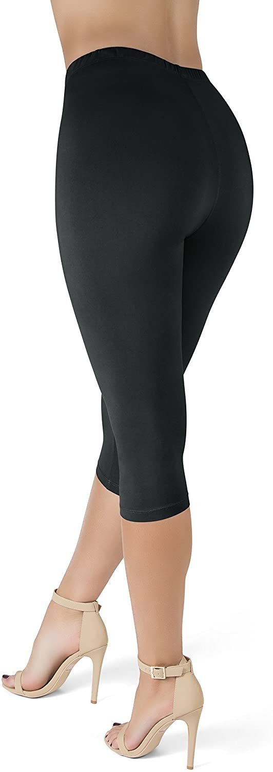SATINA High Waisted Ultra Soft Leggings | 1" Waistband | 22 Colors