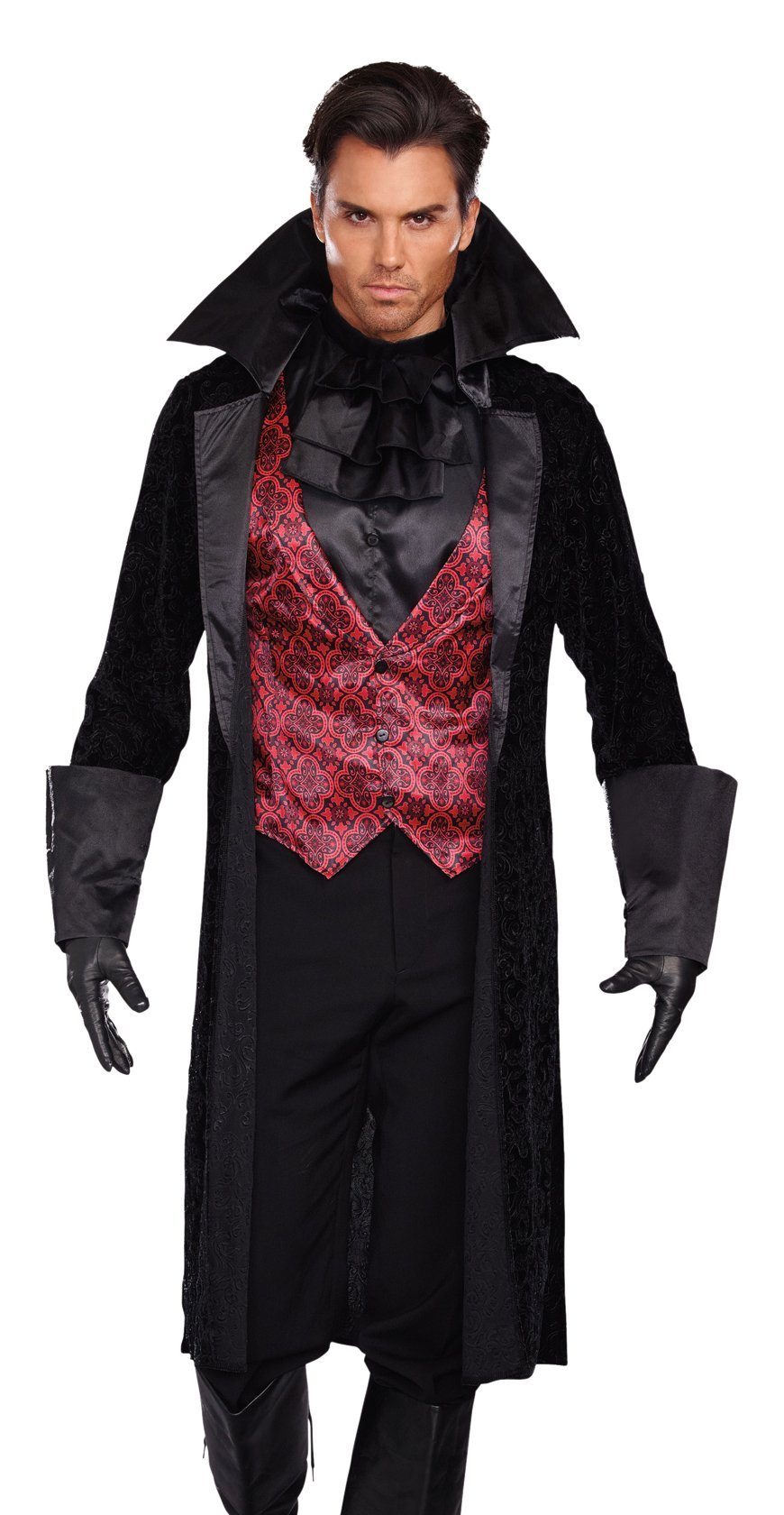 Dreamgirl Men's Bloody Handsome Costume, Black/Red, X-Large