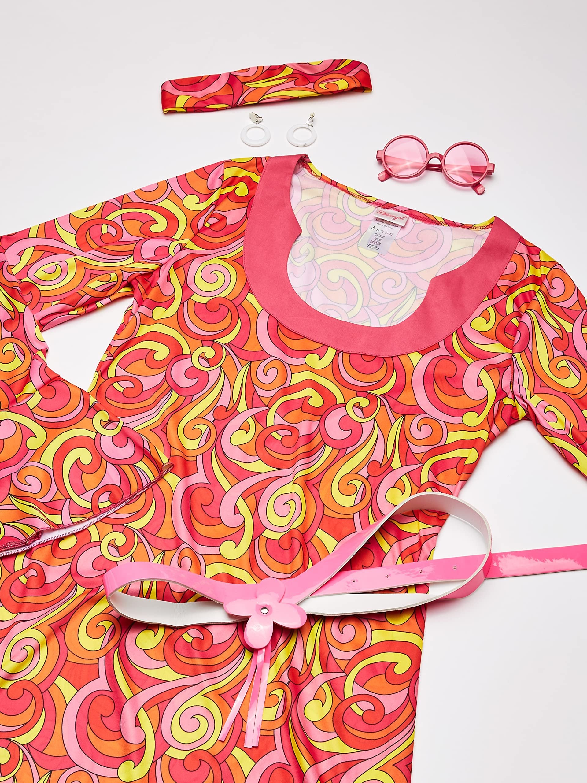 Dreamgirl Women's Go Go Gorgeous Costume, Multi, Medium