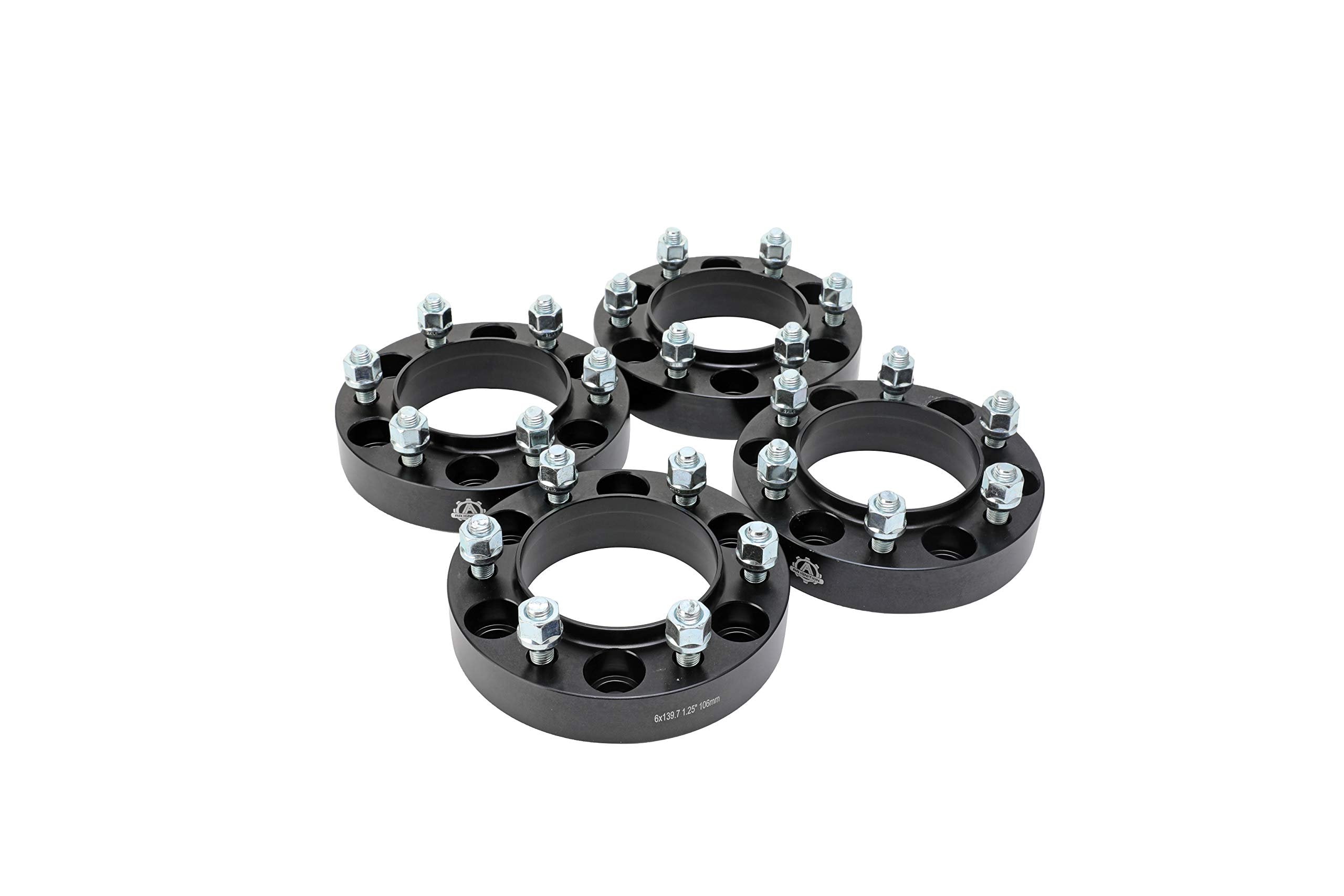 Hub Centric Wheel Spacer Set for Toyota - 6x5.5 | 1.25 Thick | Fits 4Runner, Tacoma, Tundra, Sequoia, FJ Cruiser