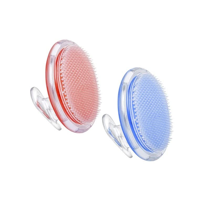 2PK Exfoliating Brush to Treat and Prevent Razor Bumps and Ingrown Hairs - Eliminate Shaving Irritation for Face, Armpit, Legs, Neck, Bikini Line - Silky Smooth Skin for Men and Women by Dylonic
