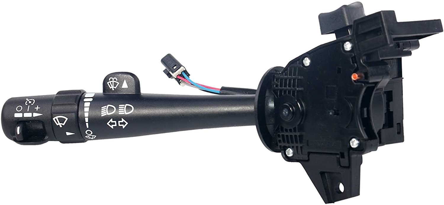 Turn Signal Multi-Function Switch - Replaces 12450067, D6299A, 2330856 - Compatible with Chevy, GMC, Cadillac Vehicles - Trailblazer, Silverado, Suburban, Avalanche, Yukon, XL, Tahoe, Sierra, Envoy