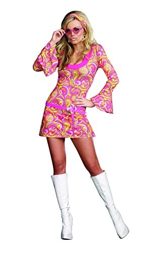 Dreamgirl Women's Go Go Gorgeous Costume, Multi, Large