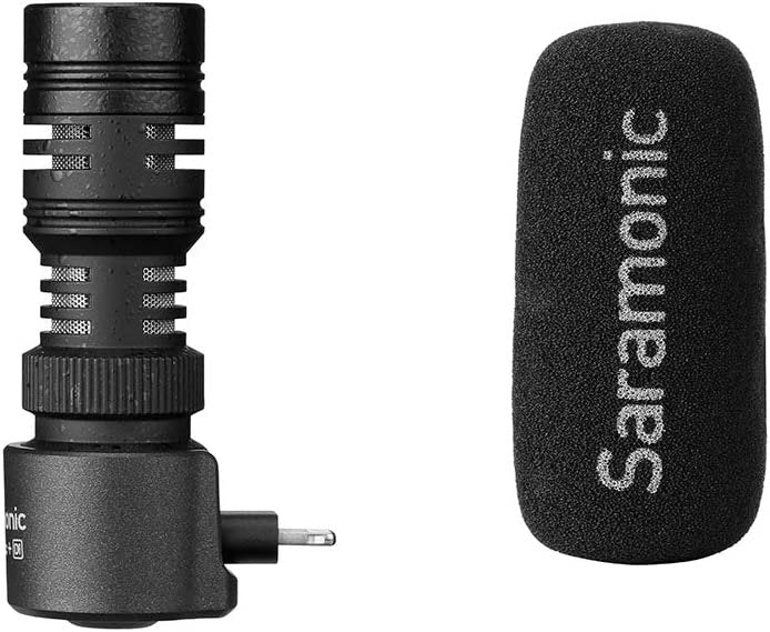 Saramonic SmartMic Mini Flexible Condenser Microphone with High Sensitivity for Apple IOS Devices and Android Smartphones