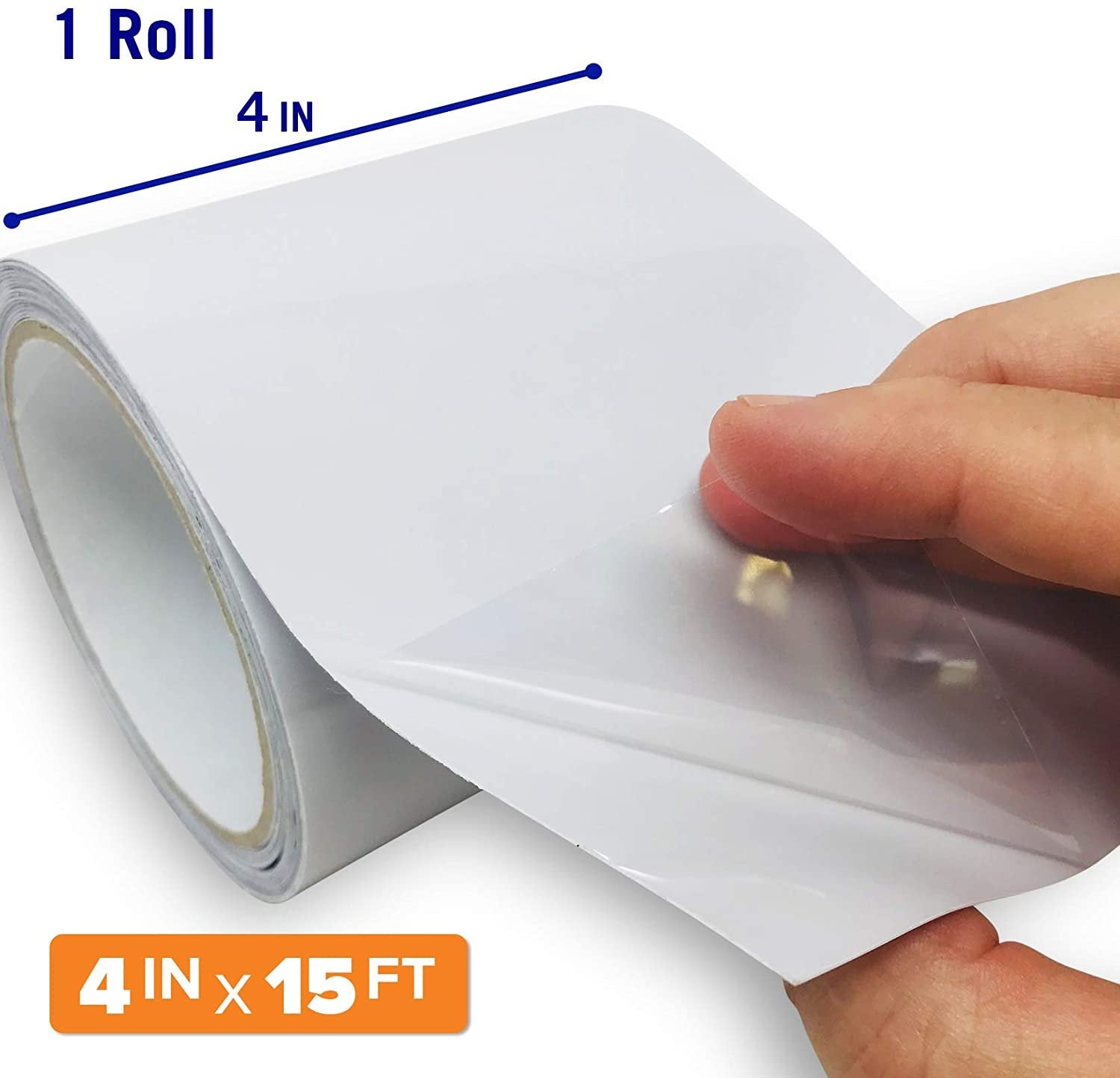 White Waterproof Tape 15ft 4in | Heavy Duty Rubberized Sealant for Outdoor Use | Better Boat Marine Grade Sealing Tape