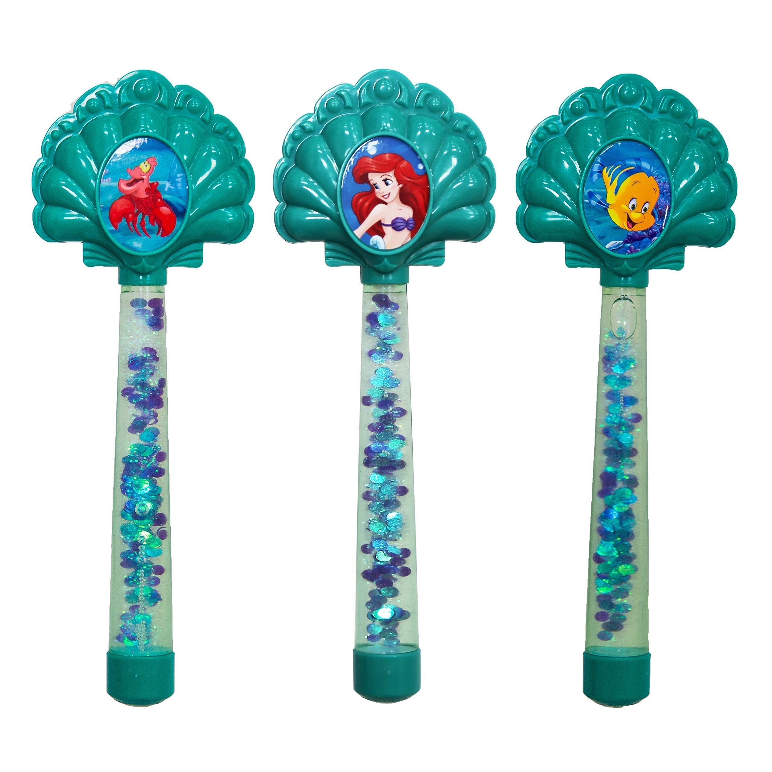 SwimWays Disney Princess Ariel Glitter Dive Wands - Pack of 3 , Green