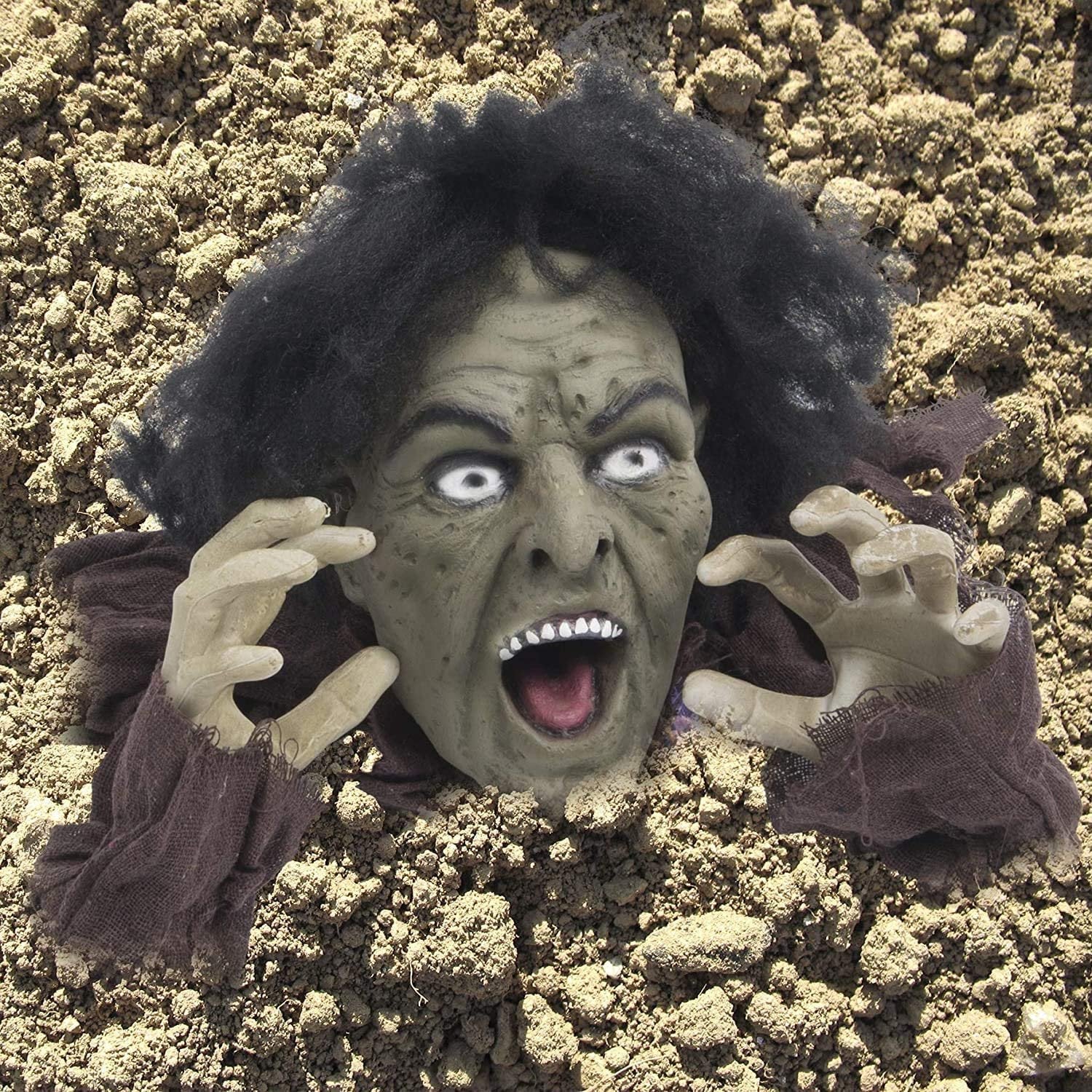 Prextex Halloween Zombie Groundbreaker Decoration - The Best Outdoor Graveyard Decoration for Halloween, Life Size