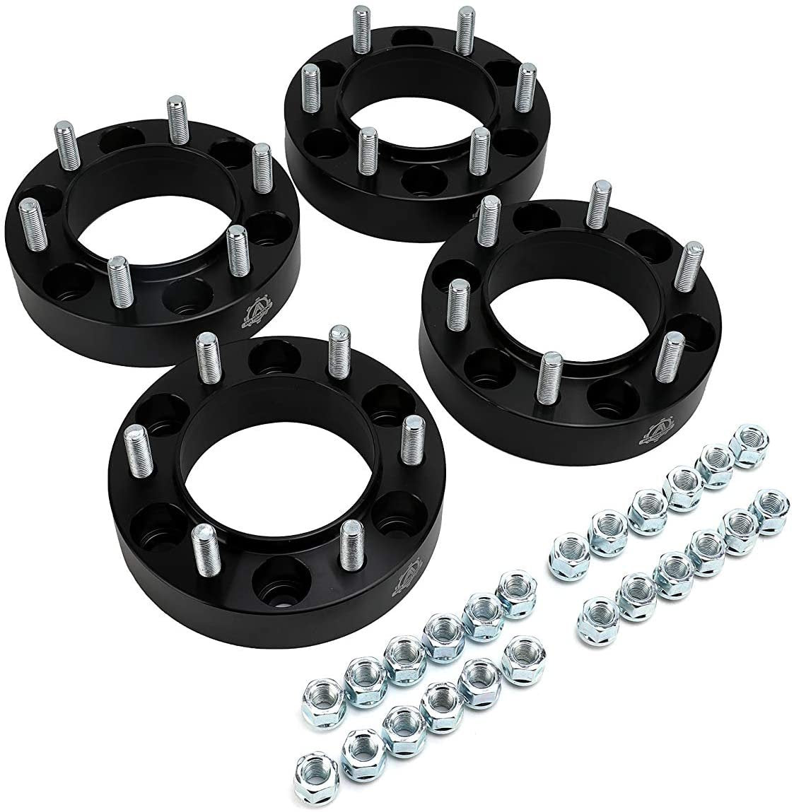 Wheel Spacer Set of 4-6 Lug 1.5 inch 38mm Hub Centric 6x5.5 - Compatible with Toyota Vehicles - 1996-2018 4Runner, 01-07 Sequoia, 2001-18 Tacoma, 00-06 Tundra, FJ Cruiser - 6x139.7mm