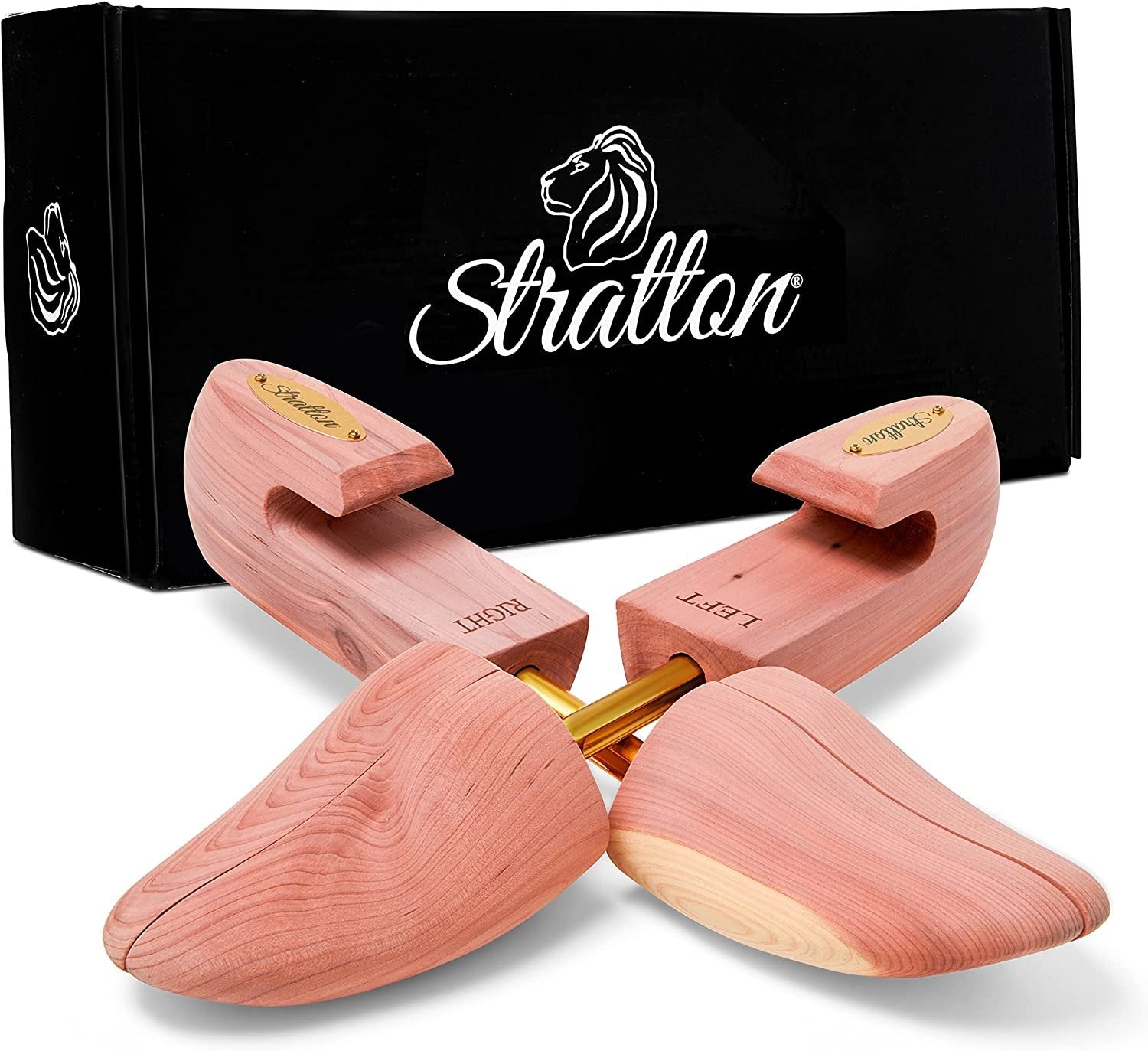 Stratton MEN’S ADJUSTABLE SPLIT TOE CEDAR SHOE TREE | GROWN IN USA | GREAT GIFT FOR MEN!