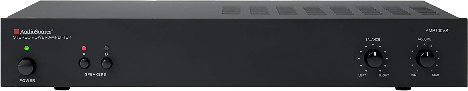 AudioSource Analog Amplifier, Stereo Power A Amplifier AMP100VS for Home Sound Systems
