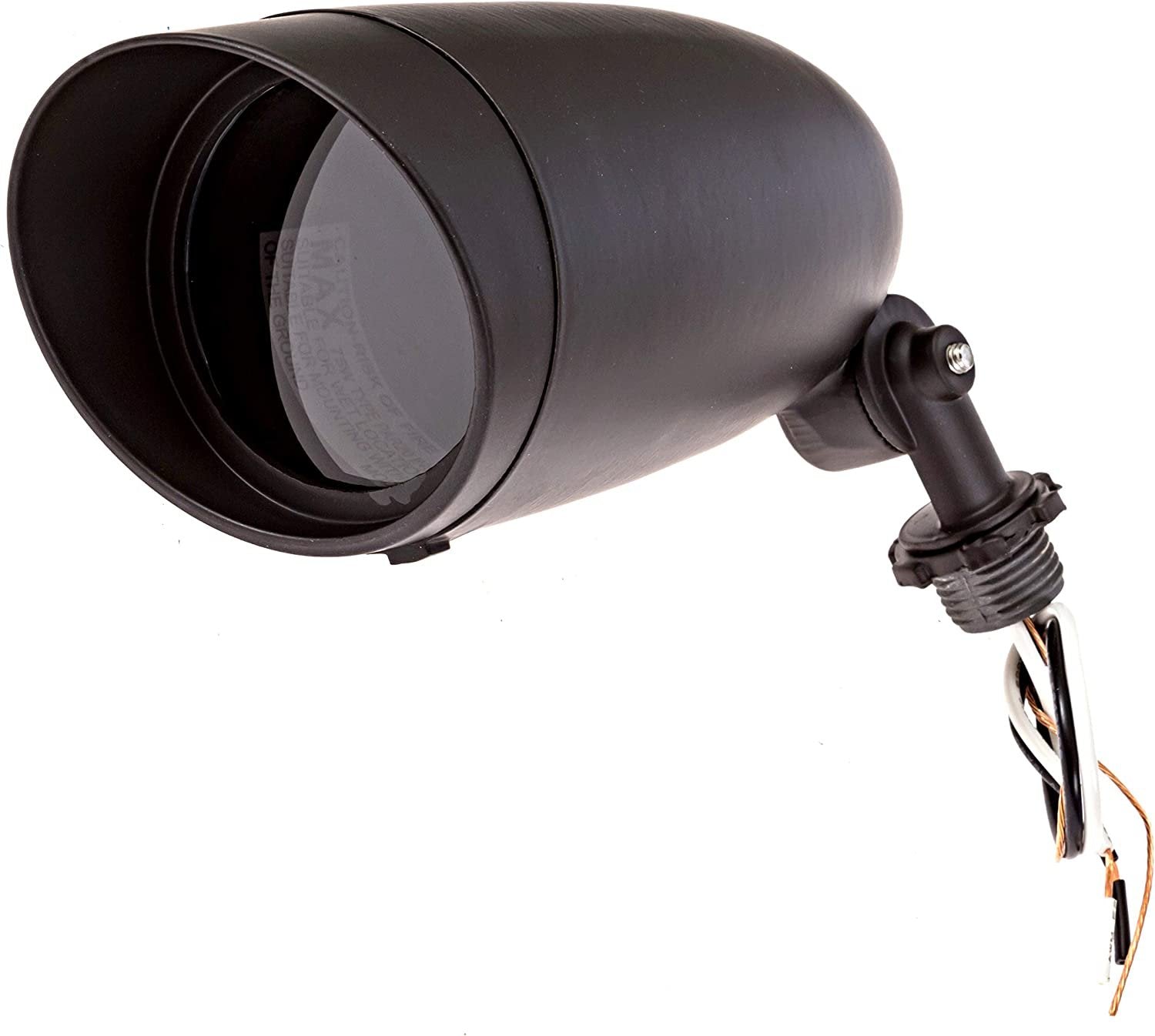 Dysmio Lighting One Light PAR20 120 Volt Die Cast Aluminum Durable Outdoor Landscape Security Lighting Flood, Dark Bronze