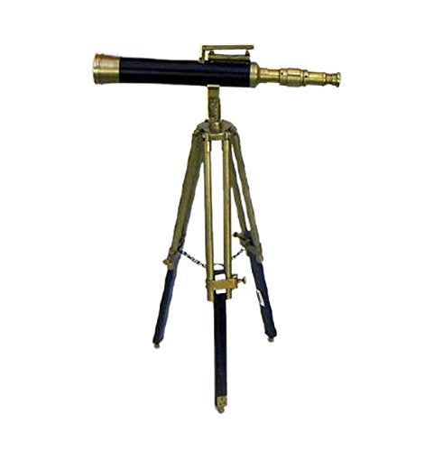 Firefly Home Collection Med Telescope with Wood Stand, 10.75 x 9 x 28  - Like New