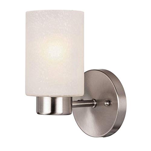 Ciata Lighting Bathroom Light Fixtures Over Mirror, Bathroom Vanity Light Wall Fixture with Frosted Seed Glass Finish  - Like New