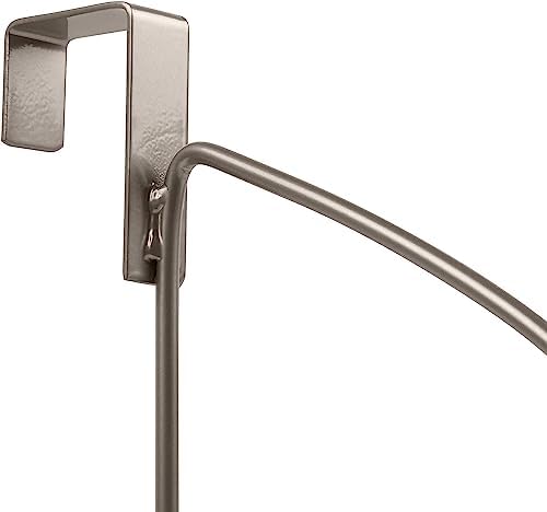 HOLDN� STORAGE Over The Door Hanger - Door Rack Hangers for Clothes - Bathroom Over Door Hanger for Hanging Clothes & Towels - Over The Door Clothes Drying Rack, Gray  - Like New