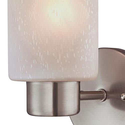 Ciata Lighting Bathroom Light Fixtures Over Mirror, Bathroom Vanity Light Wall Fixture with Frosted Seed Glass Finish  - Very Good