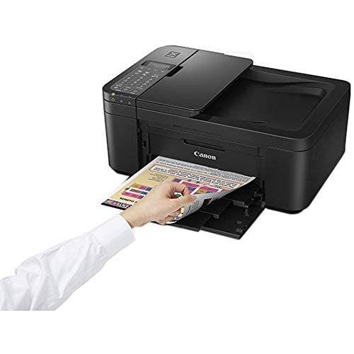 Canon PIXMA TR4520 Wireless All in One Photo Printer with Mobile Printing, Print Scan Copy Fax, Auto 2-Sided Printing, Compatible with Alexa, Black  - Like New