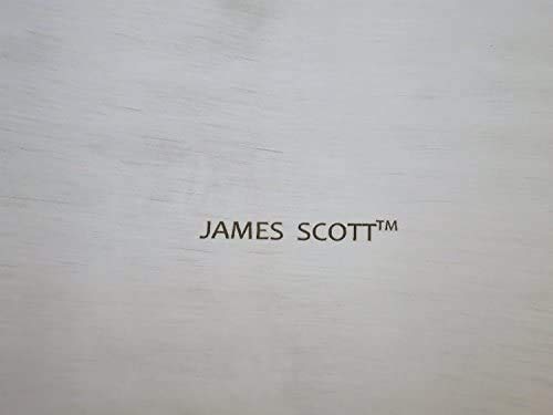 James Scott Serving Tray Hammered Stainless Steel Rectangular, Multipurpose for Kitchen, Dining, Bathroom  - Like New