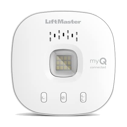 Liftmaster myQ Smart Garage Control - Wireless Garage Hub and Sensor with WiFi & Bluetooth - Smartphone Controlled, 821LMC-S, White  - Like New