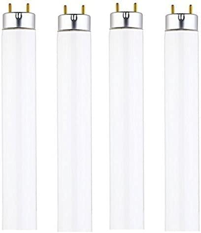 DYSMIO F15T8-DL 15 Watt T8 Straight Tube, Medium Bi-Pin Base, 6500K - Daylight - Pack of 4  - Like New