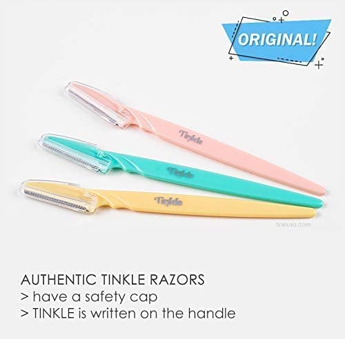 Tinkle Women's Shaver Razors, Pack of 36 | Dermaplaning Razor Tool | Skincare Party Favors Beauty Holiday Stocking Stuffers Gift