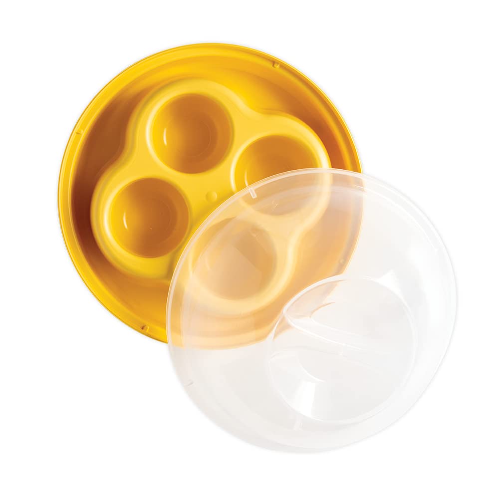 Nordic Ware Egg Bites Pan Microwave Cookware, 4 Cavities, 1/4 Cup Cavities  - Acceptable