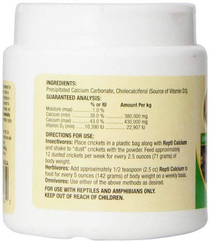 Zoo Med Repti Calcium with D3 3 oz - Pack of 4  - Like New