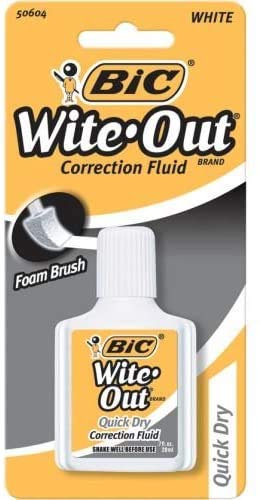 Wite Out Quick Dry Correction Fluid, 0.7 FL oz (Pack of 3) (?wo ?ack)