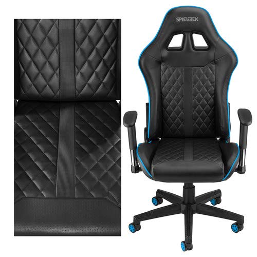 Spieltek 100 Series Gaming Chair (Black & Blue)  - Like New