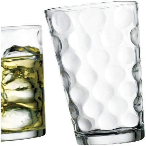 Home Essentials & Beyond Drinking Glasses Highball Glass Cups 17oz Premium Cooler Glassware – Ideal for Water, Juice, Cocktails, Iced Tea.  - Like New