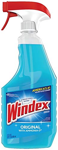 Windex Glass & Multi Surface Cleaning Bundle - Three 23oz Sprays Bottles (Ammonia D, Vinegar & Yellow Disinfectant)