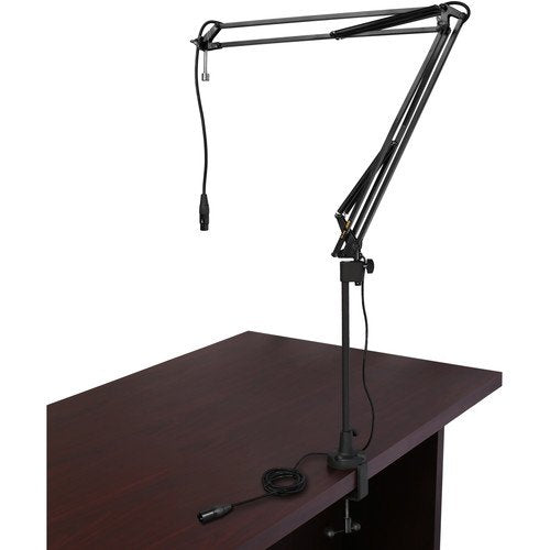 Auray BAE-2X Two-Section Broadcast Arm with External Springs & Integrated XLR Cable  - Like New