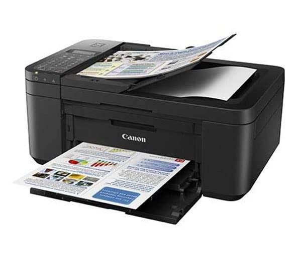 Canon PIXMA TR4520 Wireless All in One Photo Printer with Mobile Printing, Print Scan Copy Fax, Auto 2-Sided Printing, Compatible with Alexa, Black  - Like New