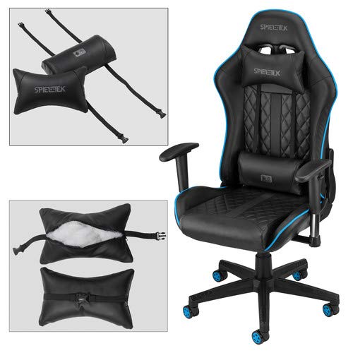 Spieltek 100 Series Gaming Chair (Black & Blue)  - Like New