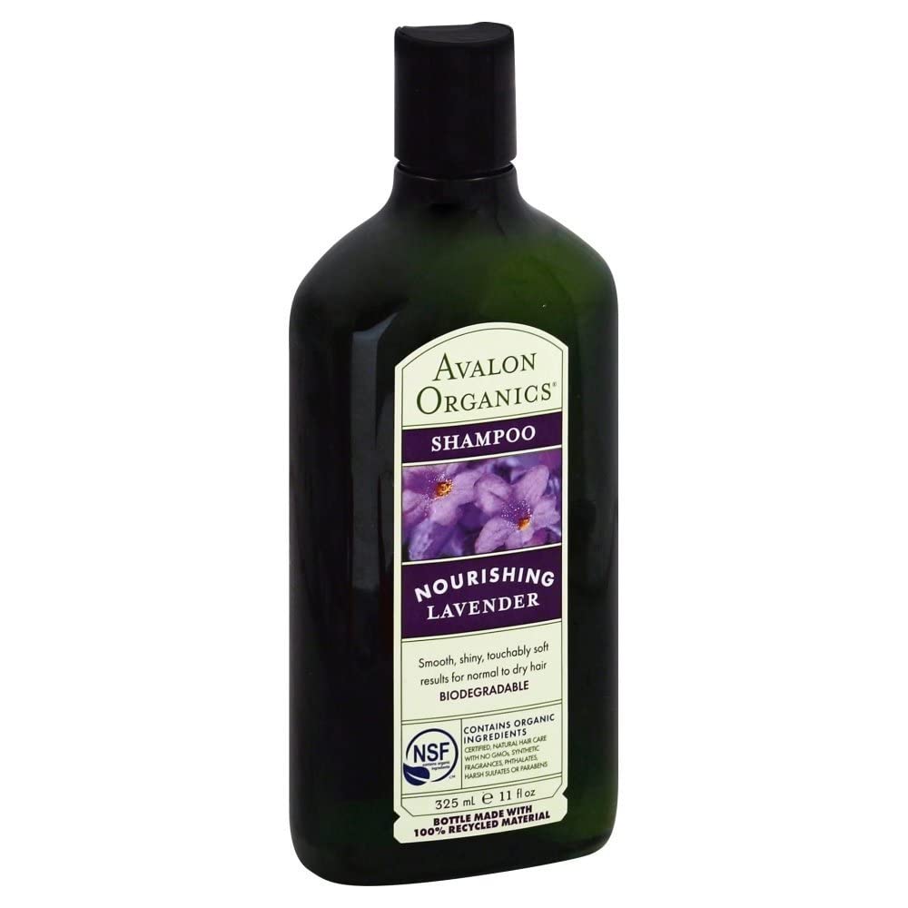 Avalon Organics Nourishing Shampoo Lavender, 11 Oz (Pack of 2)