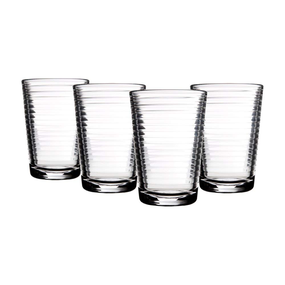 Home Essentials Solar 7 Ounce Juice Drinking Glasses Set of 10 (Solar = Set of 10)  - Like New