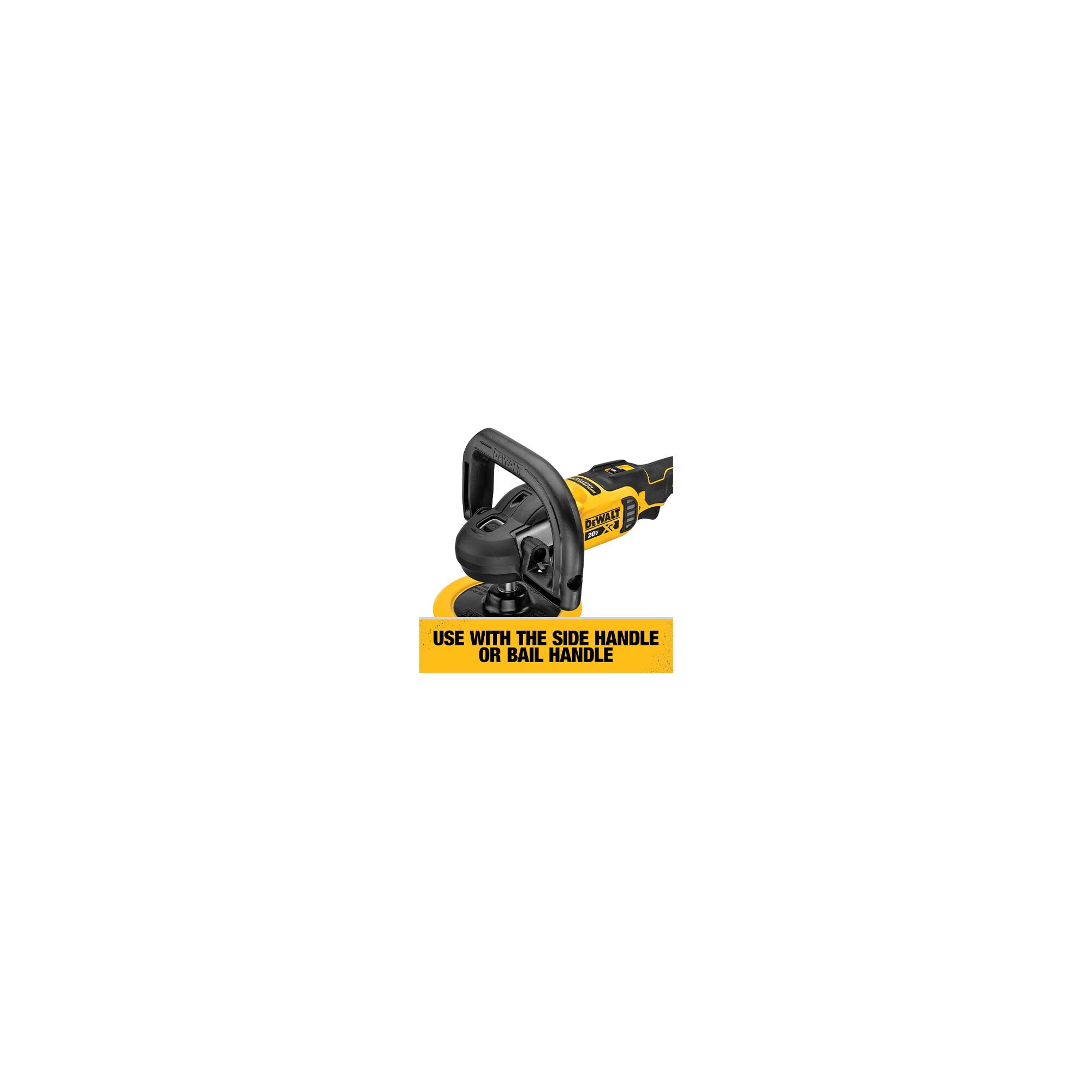 DEWALT 20V MAX* XR Cordless Polisher, Rotary, Variable Speed, 7-Inch, 180 mm, Tool Only (DCM849B)  - Like New