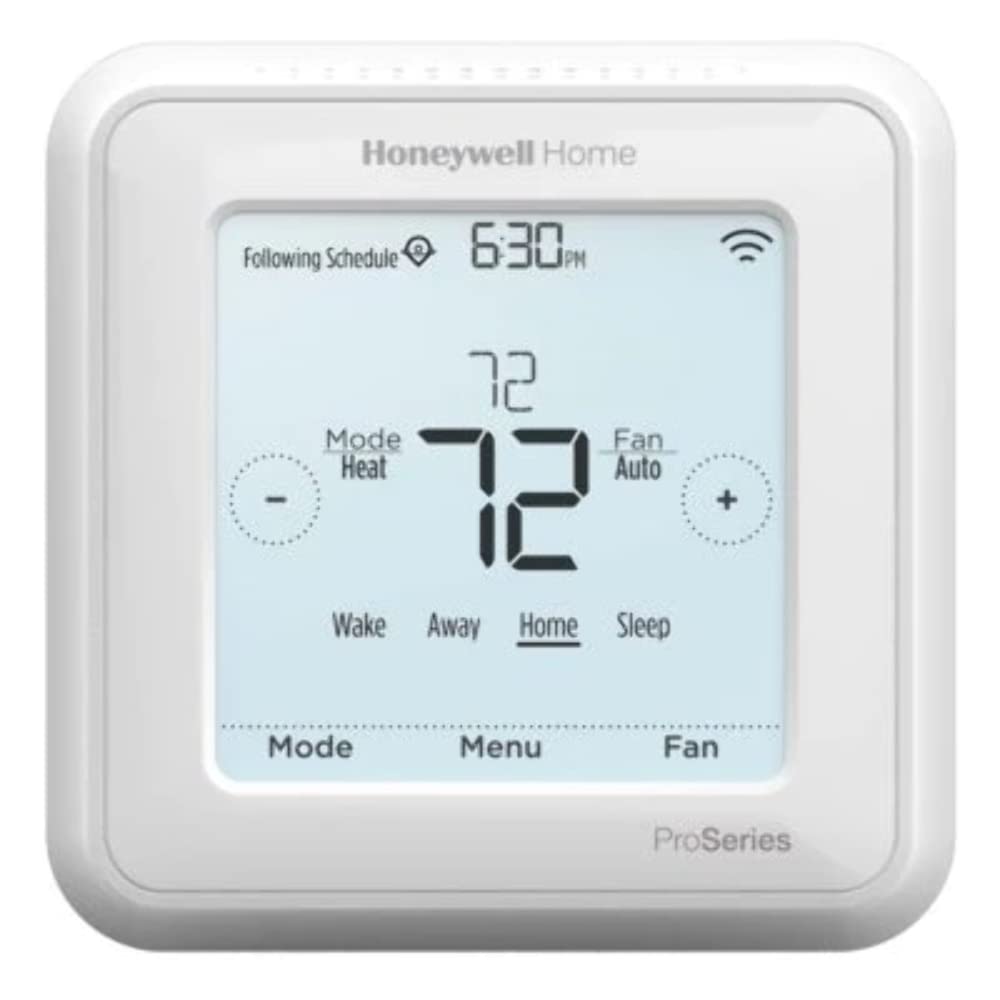 Honeywell TH6220WF2006/U Lyric T6 Pro Wi-Fi Programmable Thermostat with Stages Up to 2 Heat/1 Cool Heat Pump or 2 Heat/2 Cool Conventional  - Like New