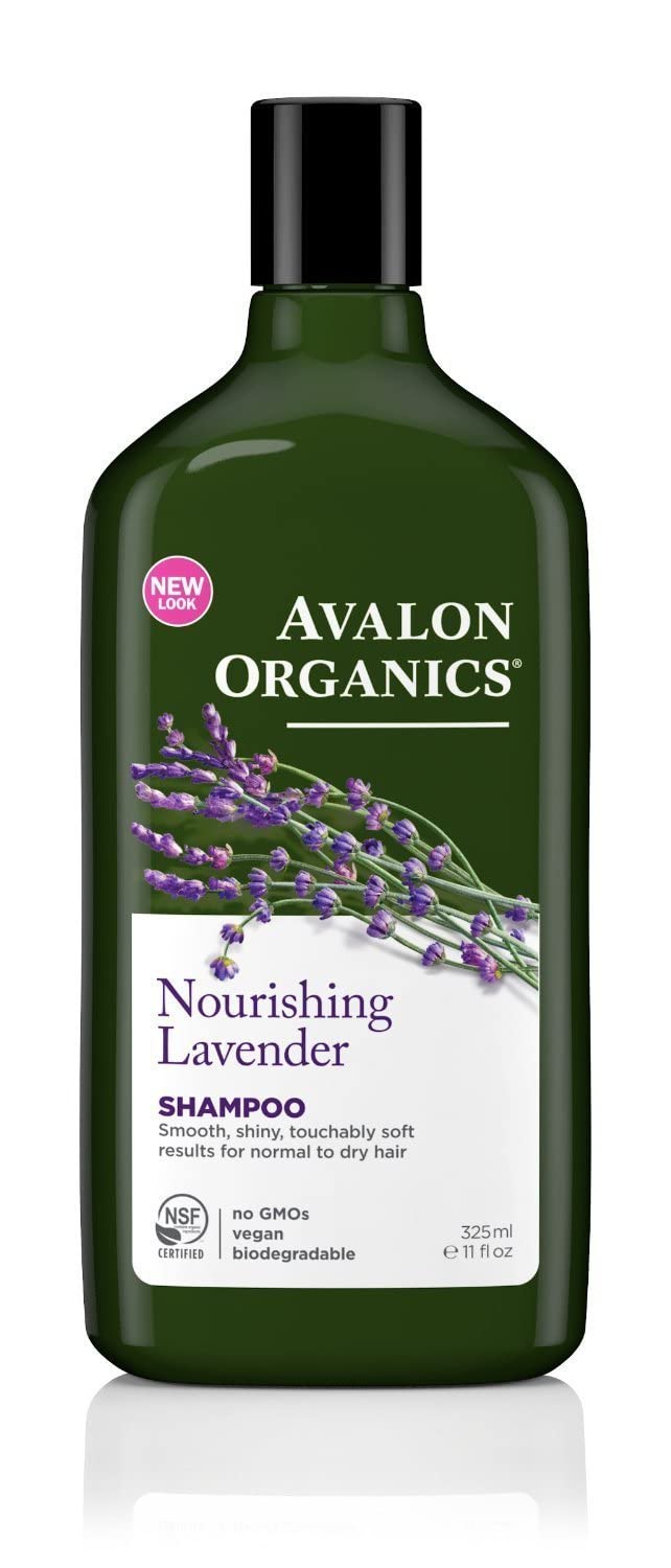Avalon Organics Nourishing Shampoo Lavender, 11 Oz (Pack of 2)