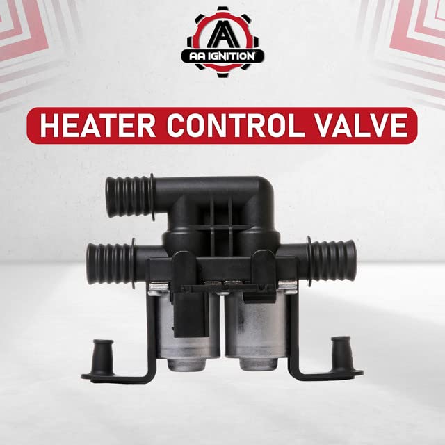 Replacement Heater Control Valve - Compatible with BMW Vehicles - Hybrid, X5 3.0si, X5 3.5d, X5 35dX, X6 35i, X6 35iX, X6 50iX, X6 M - Replaces 64116910544, 1147412166 - E53, E70 Water Control Valve  - Like New