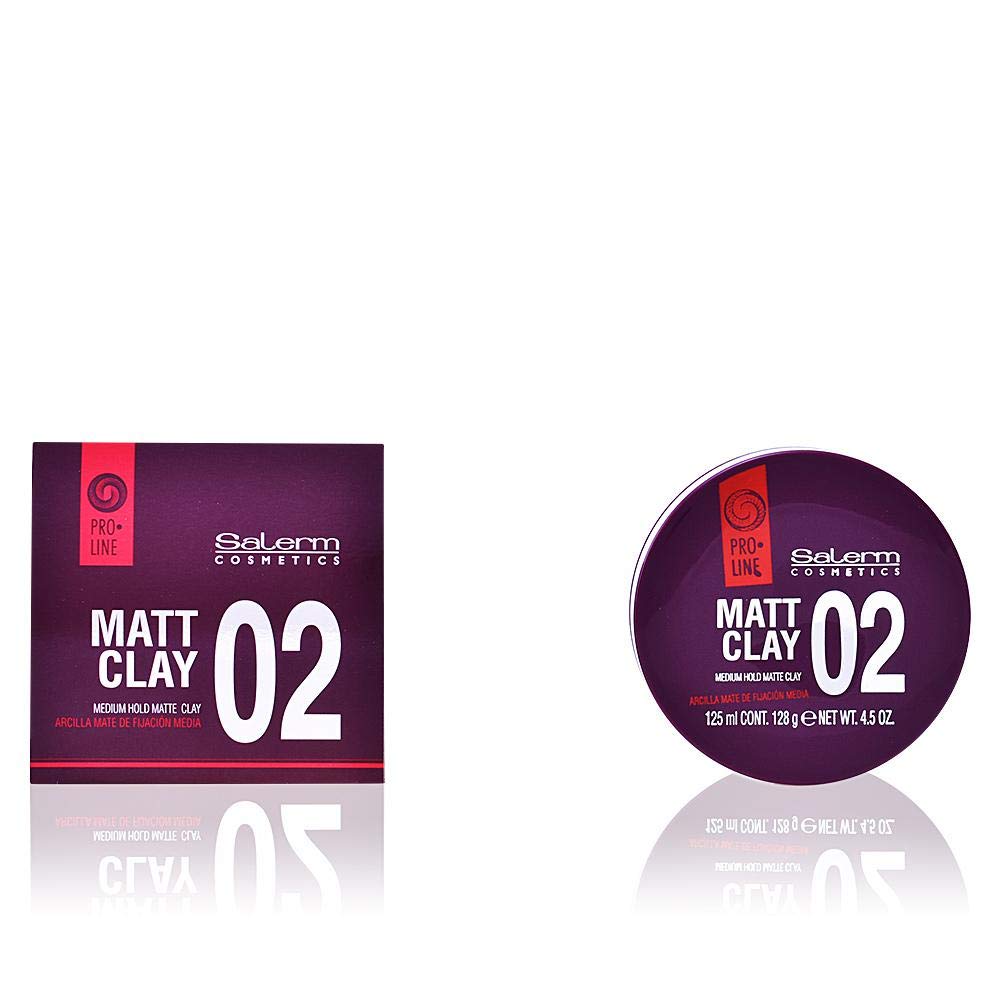 Salerm Cosmetics 02 Matt Clay Medium Hold -4.5 oz
